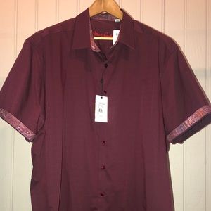 Red Robert Graham Short sleeve button Down